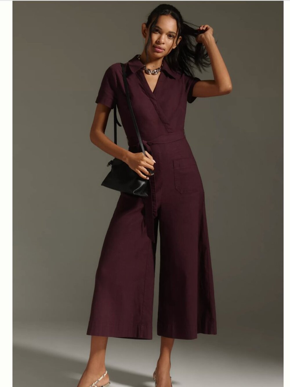 The Colette Wrap Jumpsuit by Maeve Size 12